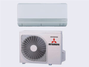 Electrician installing Mitsubishi Heavy Industry Air Conditioner Warwick